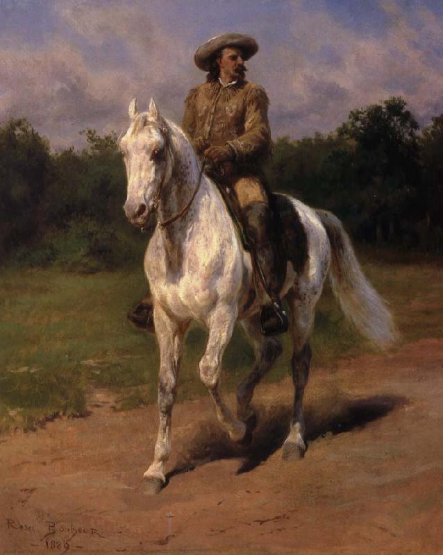 Rosa Bonheur buffa;o bill Sweden oil painting art